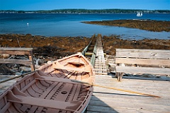 Boat Launch at Burnt Island Light in Maine
